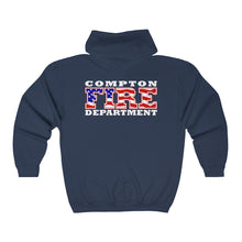Load image into Gallery viewer, Zip-up Hoodie - American Flag
