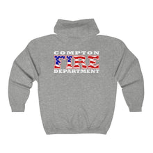 Load image into Gallery viewer, Zip-up Hoodie - American Flag
