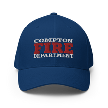 Load image into Gallery viewer, Dad Hat - Department (Navy &amp; Red) - Compton Fire Apparel
