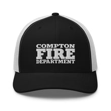 Load image into Gallery viewer, Trucker Hat - Classic White Fire Logo
