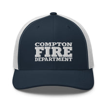 Load image into Gallery viewer, Trucker Hat - Classic White Fire Logo
