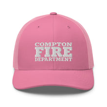 Load image into Gallery viewer, Trucker Hat - Classic White Fire Logo
