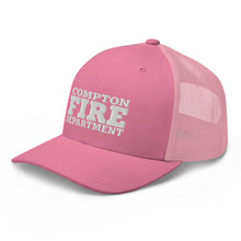 Load image into Gallery viewer, Trucker Hat - Classic White Fire Logo
